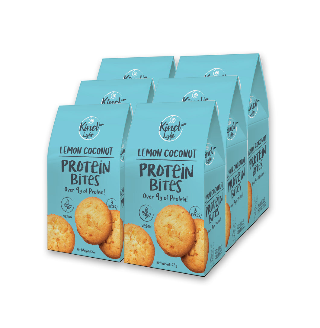 Lemon Coconut Protein Bites (6 Pack)